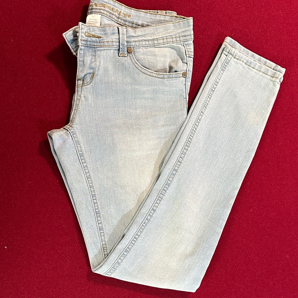 Blue Asphalt Light Blue Skinny Jeans